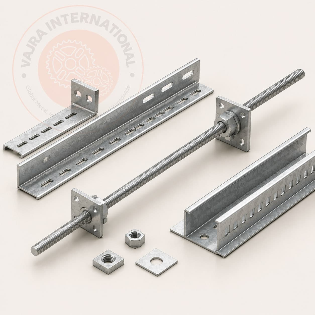 Cable Tray Supports, Cantilever arms · Pipe racks · Strut channel | Vajra International, manufacturer & exporter, Howrah, India