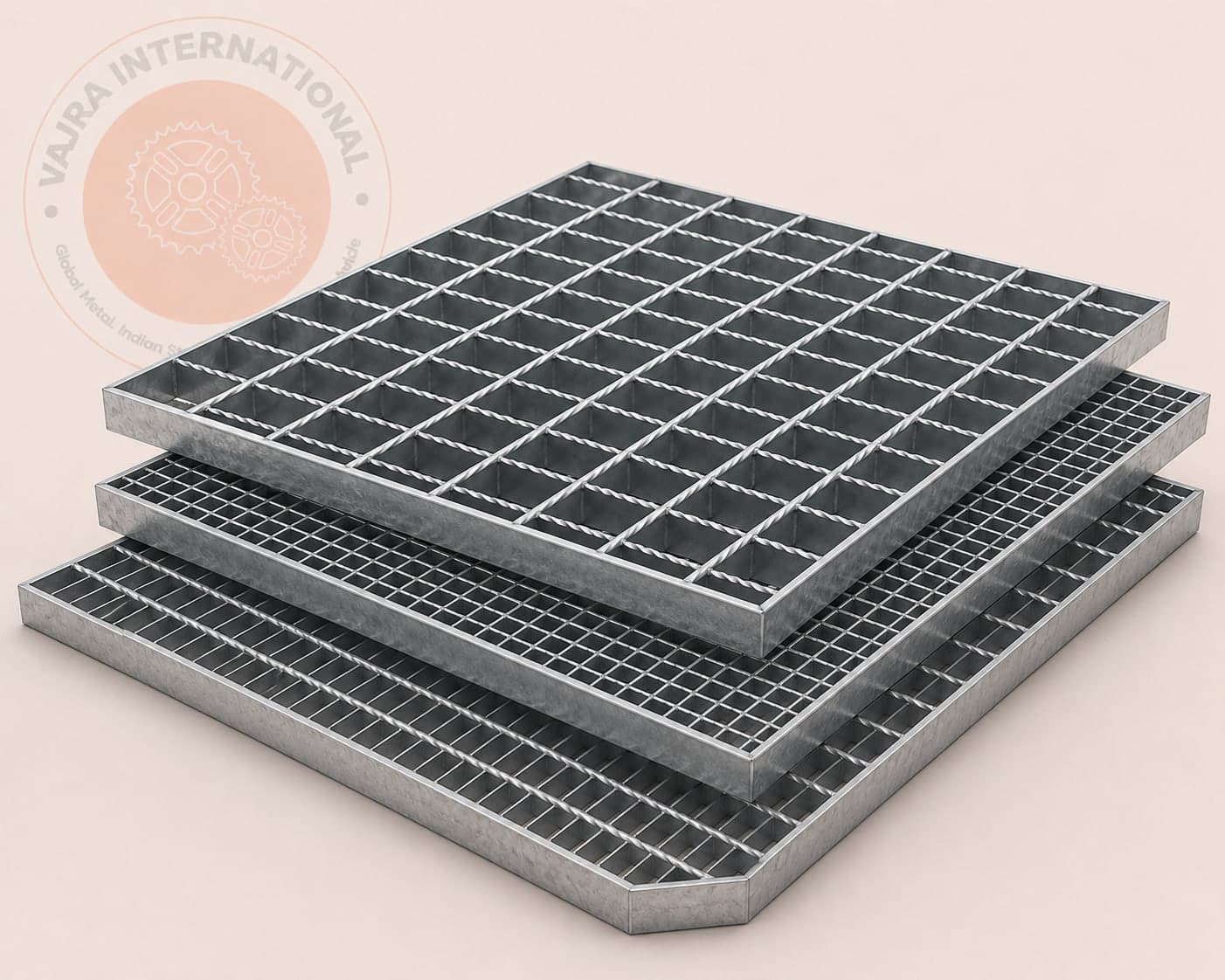 Electroforged Gratings, Industrial flooring · Platforms · Trench covers | Vajra International, manufacturer & exporter, Howrah, India