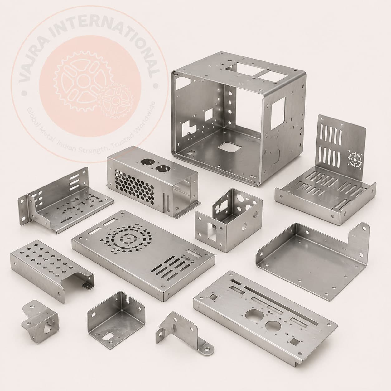 CNC Steel Metal Components, manufacturer & exporter, India | Vajra International, Howrah