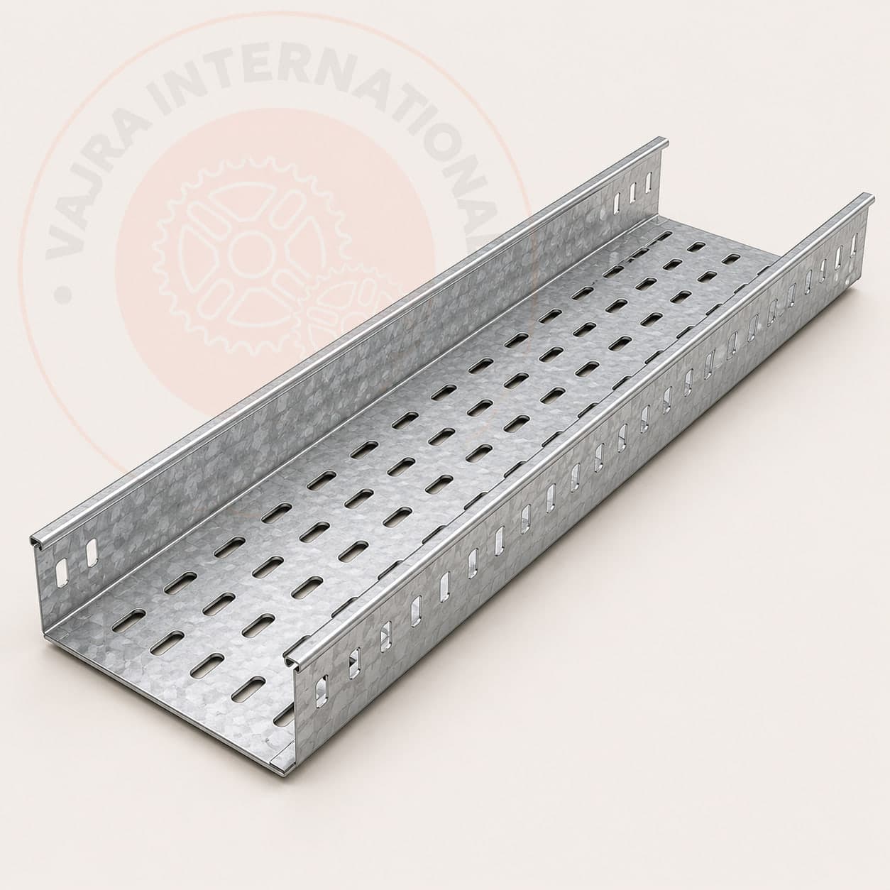 Perforated Cable Tray, Cable Trays – view 2 Perforated Cable Tray, Cable Trays. Manufactured and exported by Vajra International, Howrah, India.