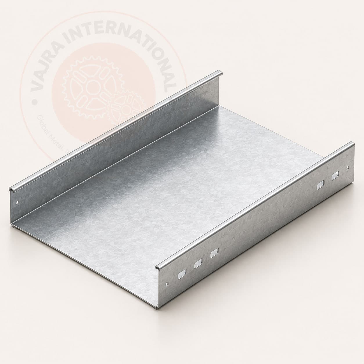 Channel Cable Tray, Cable Trays Channel Cable Tray, Cable Trays. Manufactured and exported by Vajra International, Howrah, India.
