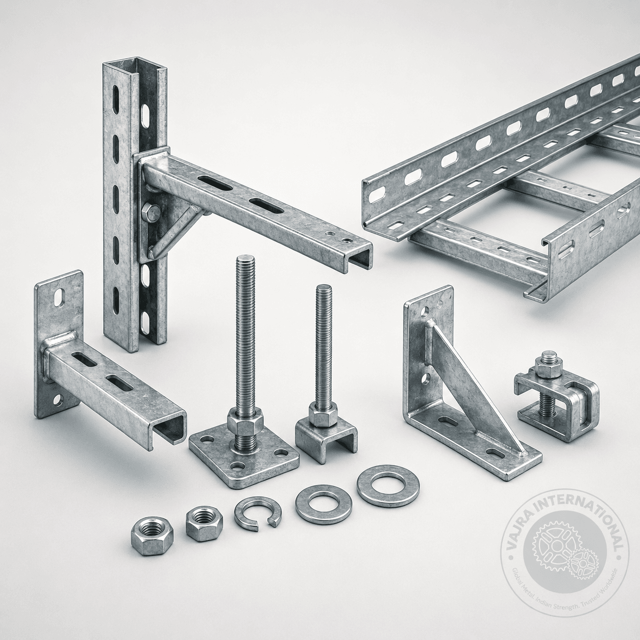 Bends, Tees & Reducers – technical drawing 2 Engineering dimensional drawing for Bends, Tees & Reducers, Cable Tray Accessories & Fittings. Vajra International manufacturer India.